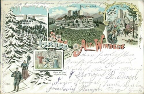 Ansichtskarte windeck bühl - windeck,