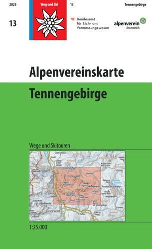 Tennengebirge topographische - tennengebirge,