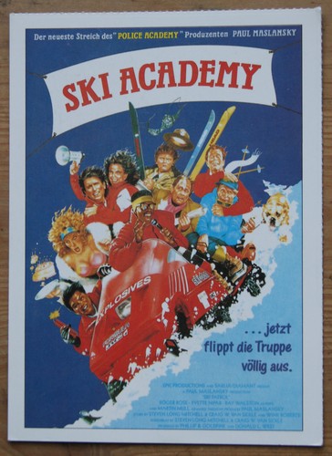 Filmplakatkarte ski academy - filmplakatkarte,