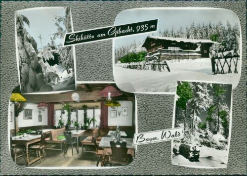 Ansichtskarte skihütte - skihütte, am