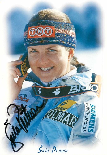 Autogramm špela pretnar ski - Špela,