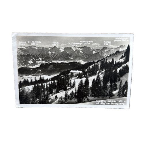 Postkarte oberstdorf - postkarte, ak
