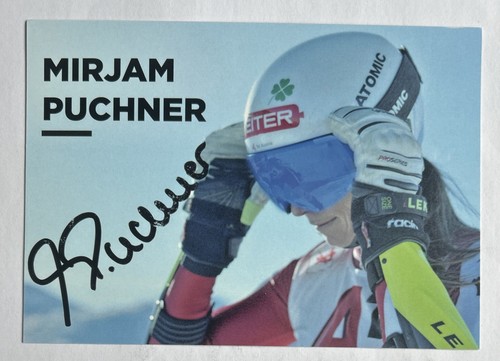 Original autogrammkarte ski - original,