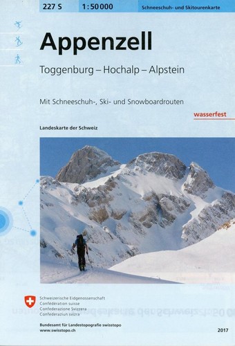 Appenzell ski wanderkarte - appenzell, ski-wanderkarte