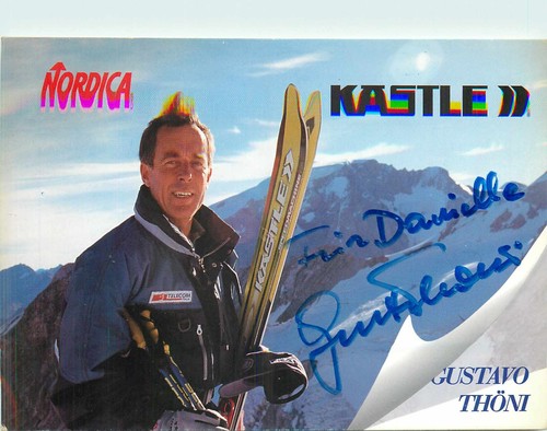 Autogramm gustav thöni ski - autogramm,