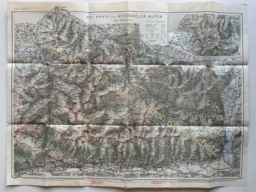 Ski karte landkarte kitzbühl - landkarte,