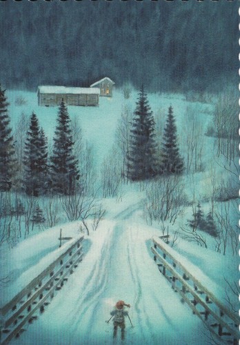 Postkarte kjell midthun - x,