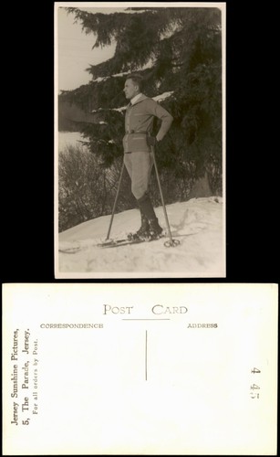 Ansichtskarte wintersport - ansichtskarte,