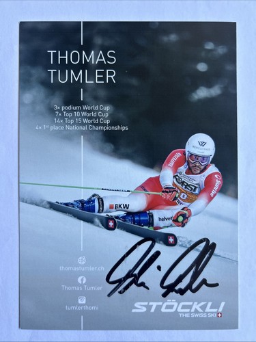 Original autogrammkarte ski - original,