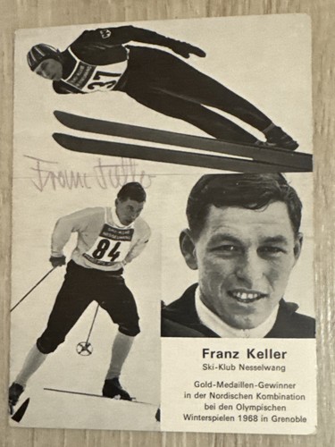 Autogrammkarte franz keller - franz,
