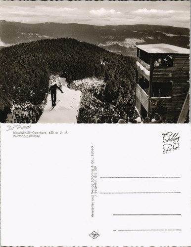 Ansichtskarte braunlage - ansichtskarte,
