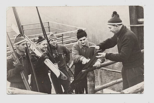 Postkarte ddr skispringen - postkarte,