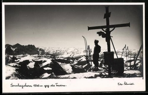 Ansichtskarte sonntagshorn - ansichtskarte,