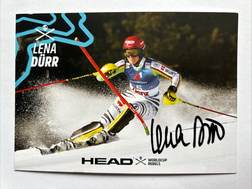 Original autogrammkarte ski - original,