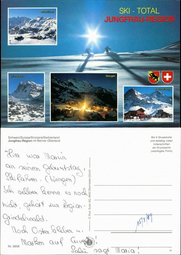 Ansichtskarte grindelwald - ansichtskarte,